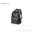 Custom Fashion Luxury Teenager School Bag PU Leather Stylish Rucksack Business 15.6 inch waterproof Laptop Backpack for Man Bags